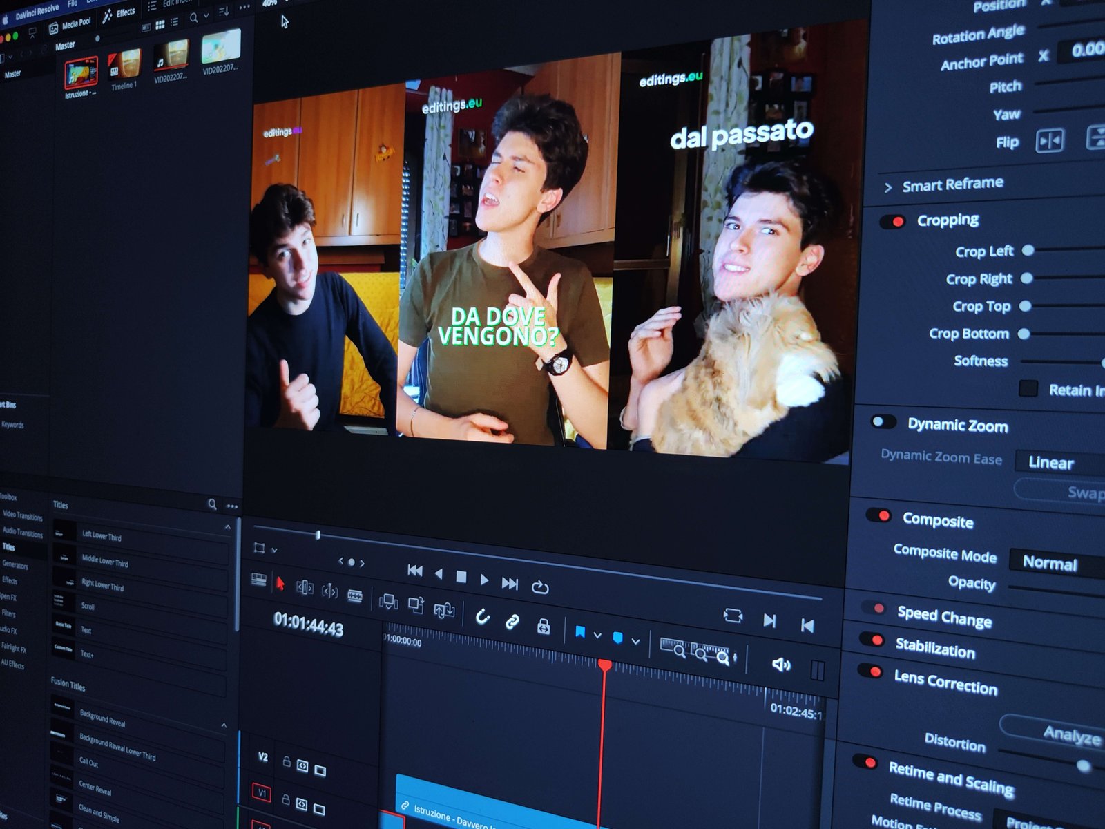 Federico Samperi federicosamperi.com Recensione DaVinci Resolve 17 Studio