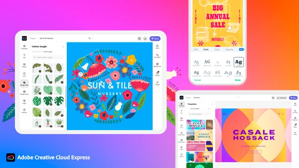 Adobe rilascia Creative Cloud Express per contrastare Canva con degli strumenti gratis, gratuiti e semplici per renderlo alla portata di tutti gli utenti