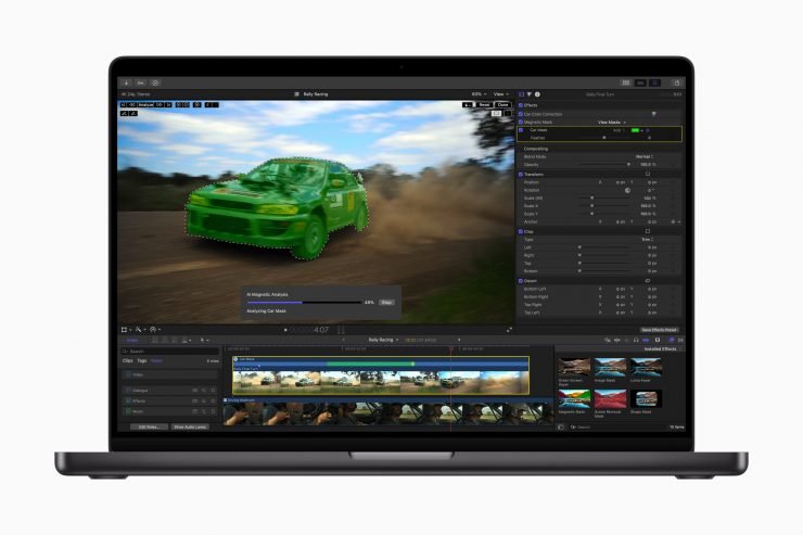 Magnetic Mask - Nuova funzione basata su AI nell'aggiornamento di Apple Final Cut Pro 11