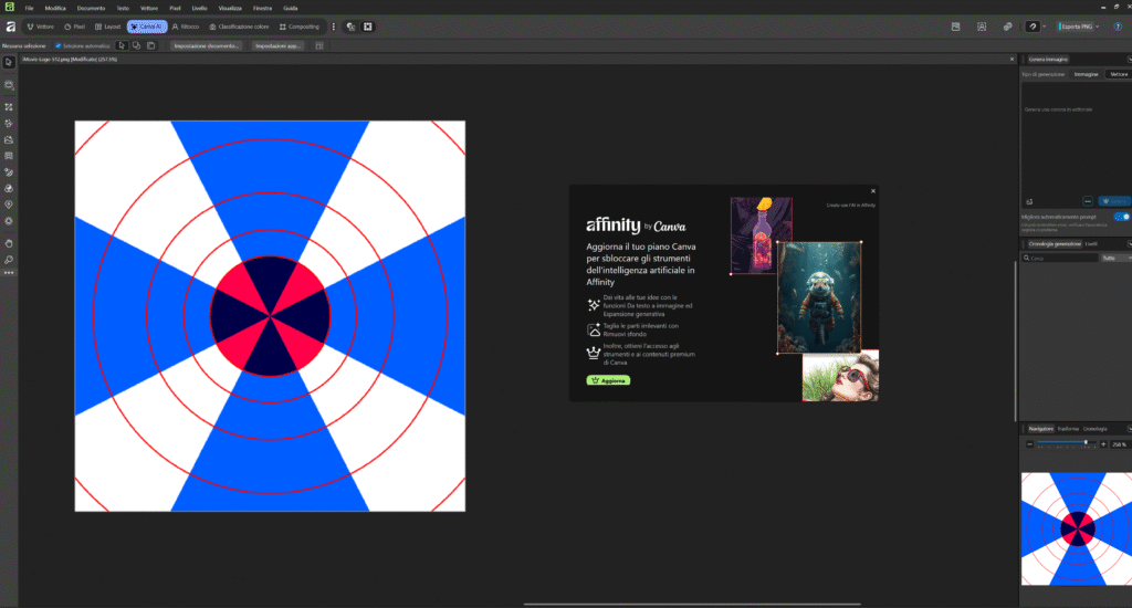 Canva ha rilasciato il più grande aggiornamento di Affinity sin dalla sua nascita, unificando tutti i software e integrando nuove funzioni AI disponibili a pagamento con Canva Pro