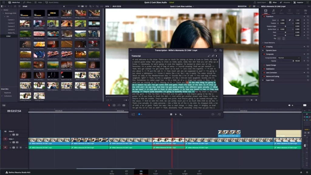 L'aggiornamento alla versione 18.5 di DaVinci Resolve porta con sé numerose novità per quanto riguarda l'Intelligenza Artificiale - Tutte le novità da Blackmagic Design