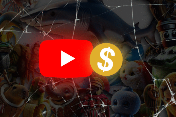 YouTube disabiliterà la monetizzazione a tutti i contenuti generati con Intelligenza Artificiale (AI) che non portano valore allo spettatore.