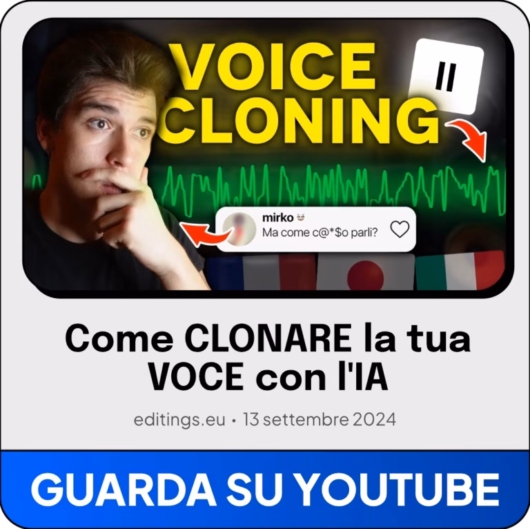 Video: Come CLONARE la tua VOCE con l'IA