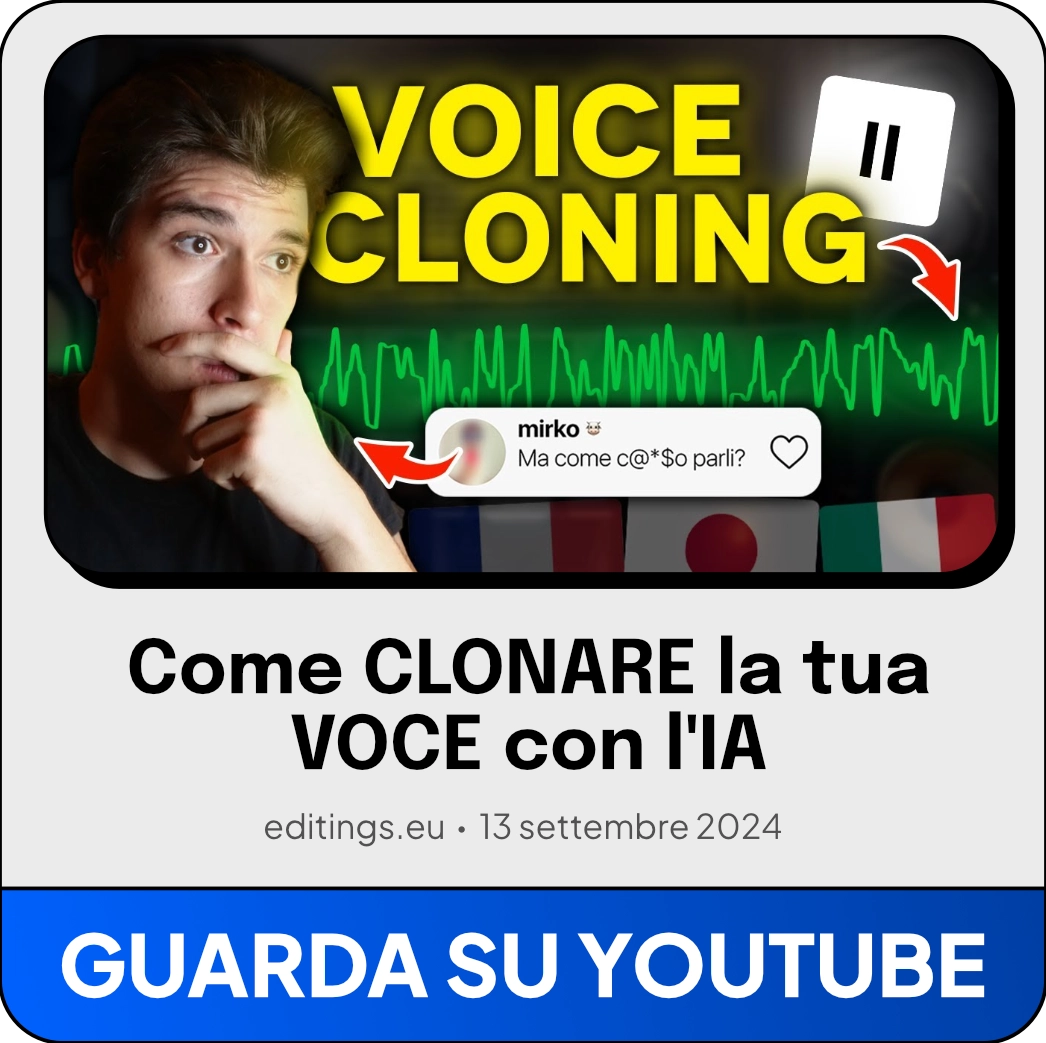 Video: Come CLONARE la tua VOCE con l'IA