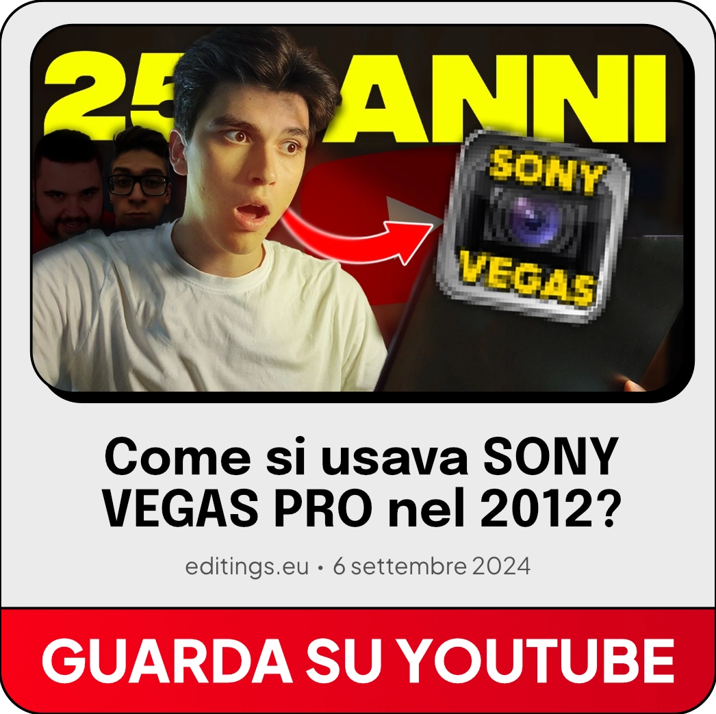 Video: Come si usava SONY VEGAS PRO nel 2012?