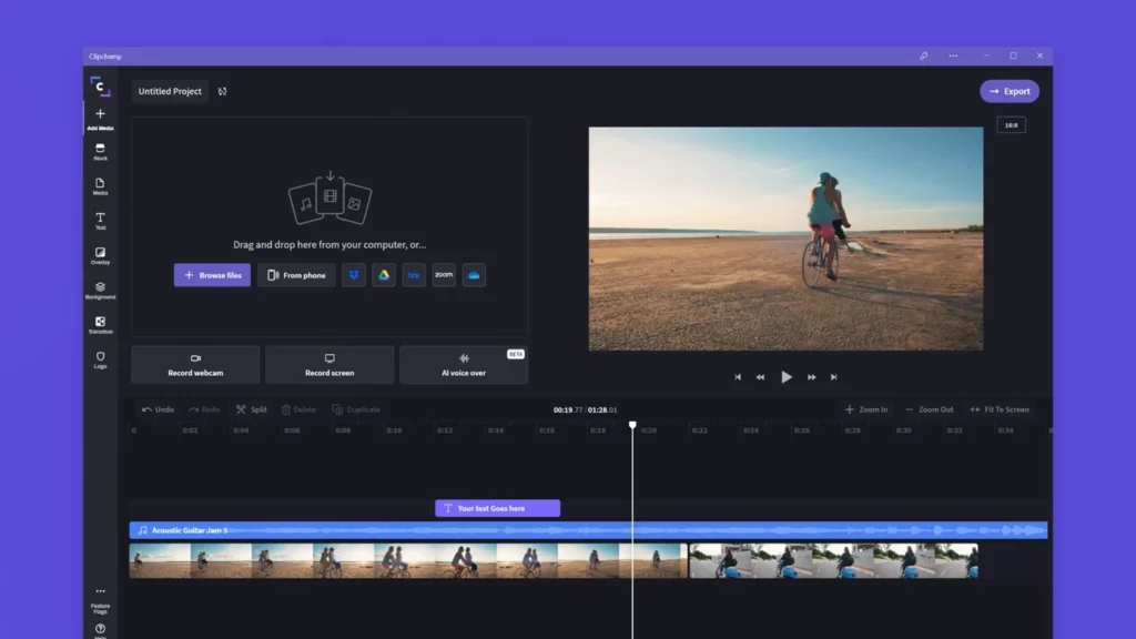 Windows 11 - Clipchamp sarà integrato come software di video editing 26 Clipchamp, video editing dopo l'acquisizione con Microsoft, diventerà un'applicazione preinstallata e integrata su Windows 11 a partire dalla seconda metà del 2022 come app di montaggio video come sostituto a Movie Maker