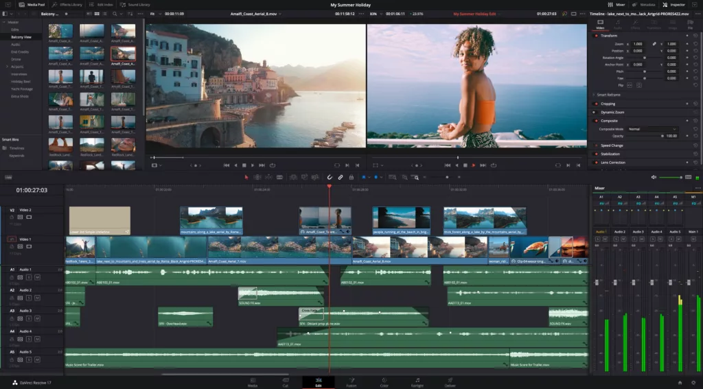 DaVinci Resolve 17.3 - L'aggiornamento che triplica la velocità su Mac M1 26 DaVinci Resolve aggiornamento 17.3 novità 3 volte più veloce per mac con chip apple m1