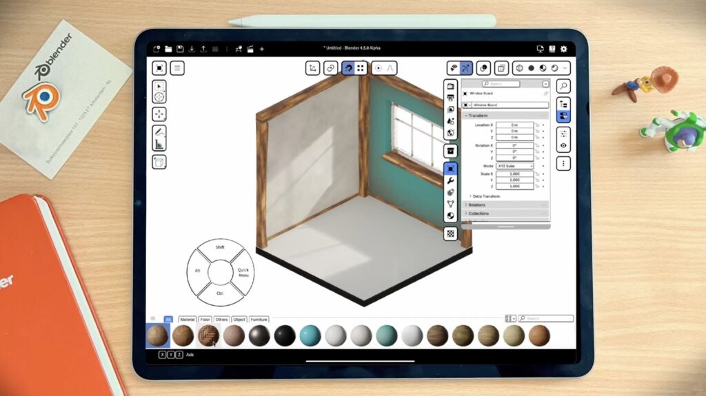 Blender - Il software di modellazione 3D presto anche su iPad Pro con il supporto totale ad Apple Pencil 26 Blender, il celebre software per la modellazione 3D arriverà su iPad Pro con iPadOS, una versione nativa dell'app è già in sviluppo e avrà le stesse funzionalità dell'app desktop e il supporto completo ad Apple Pencil